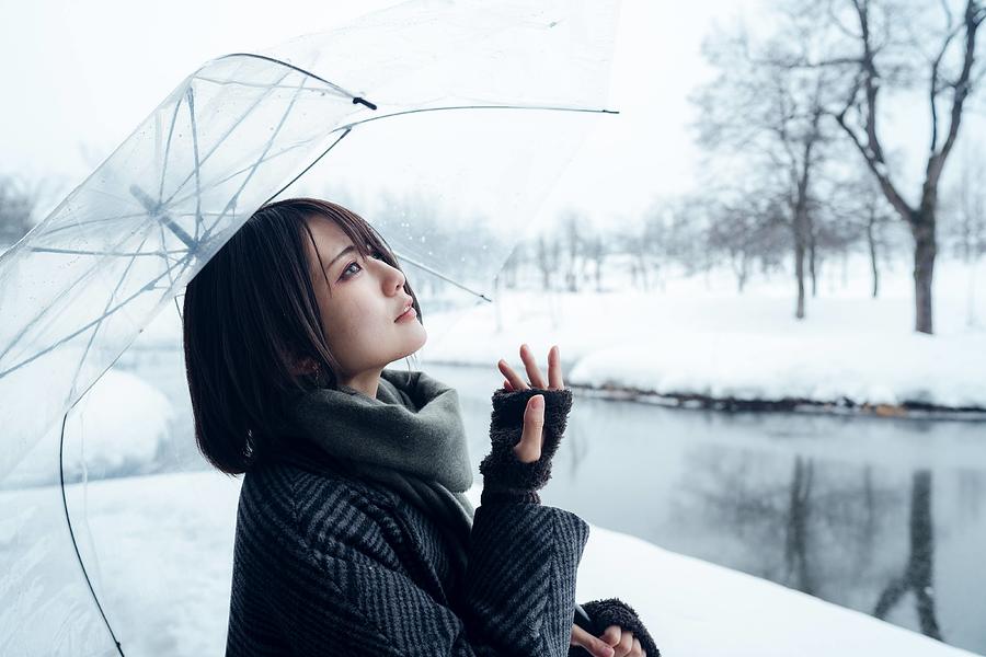 Winter Photograph - Winter Rain by Yassan