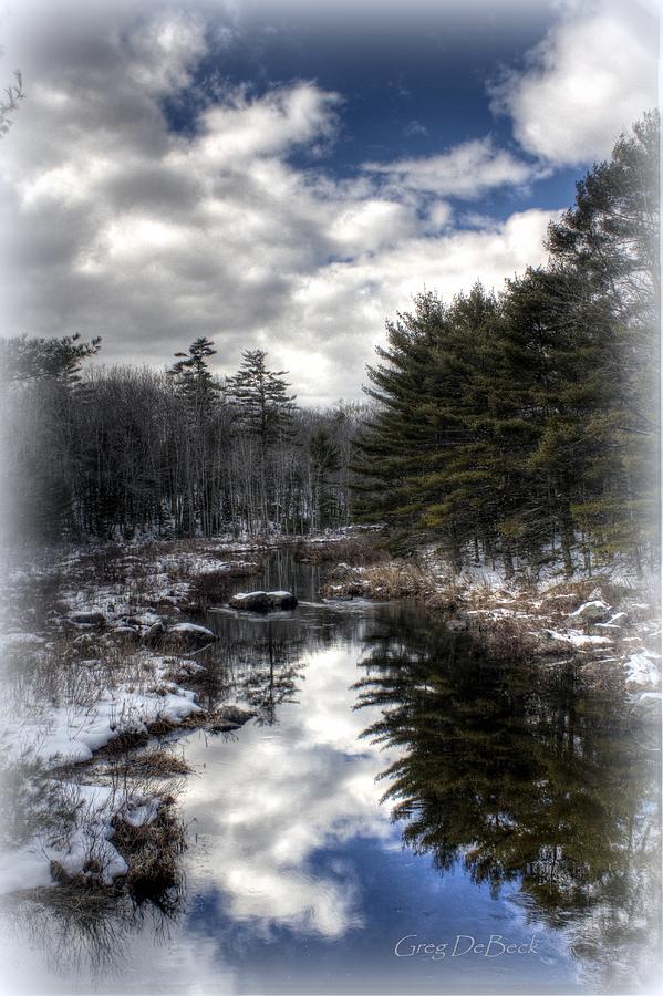Winter Reflections Photograph by Greg DeBeck
