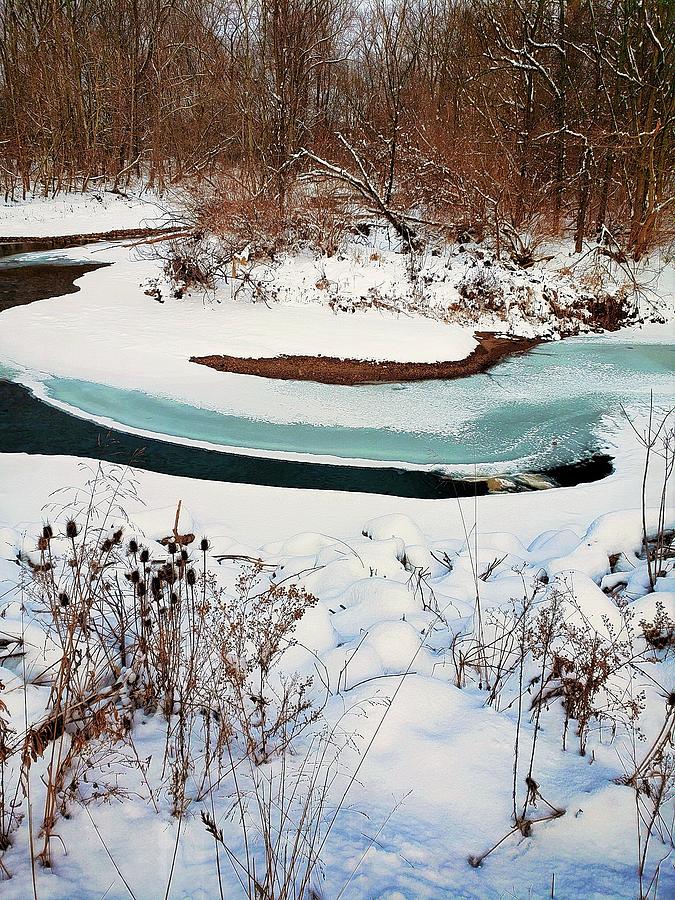 Winter River Photograph