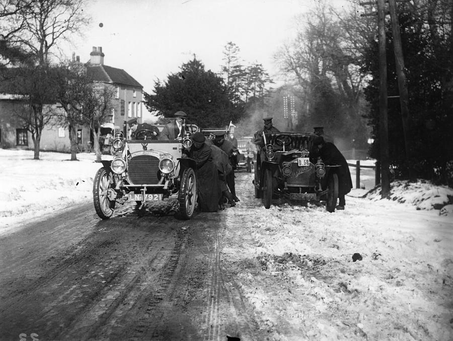 Winter Roads Photograph by Hulton Archive