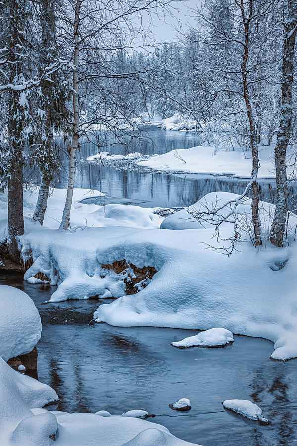 Winter Photograph - Winter Scenery by Haim Rosenfeld