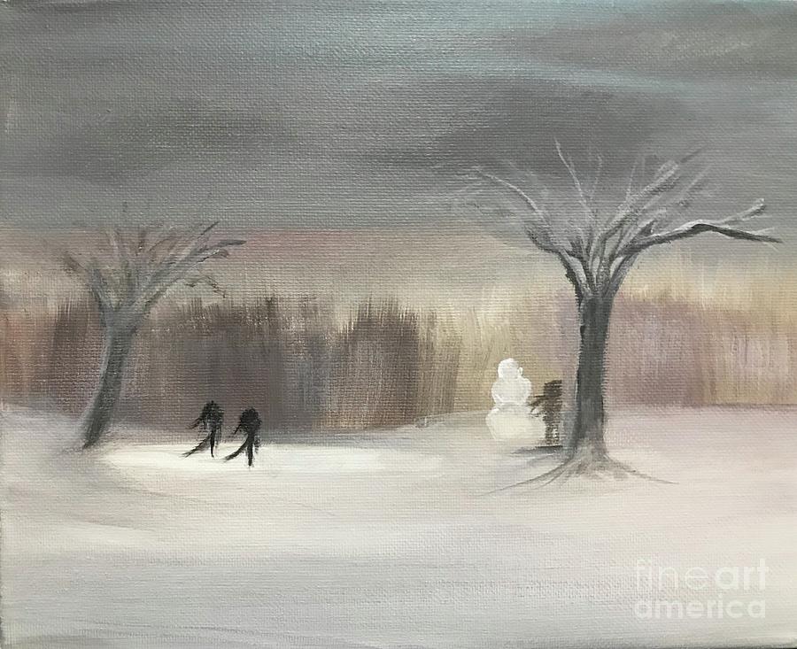 Winter Painting by Sheila Mashaw