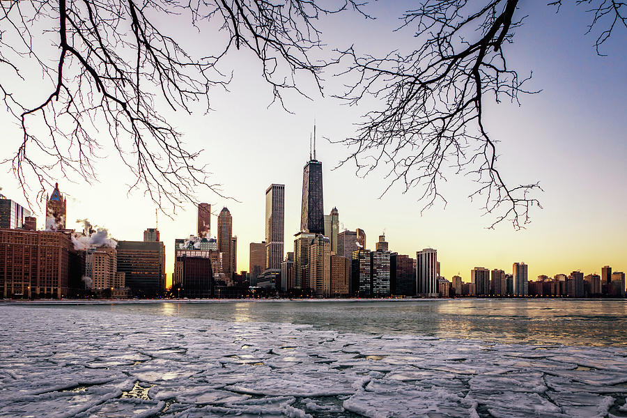 Winter Skyline Photograph by Framing Places