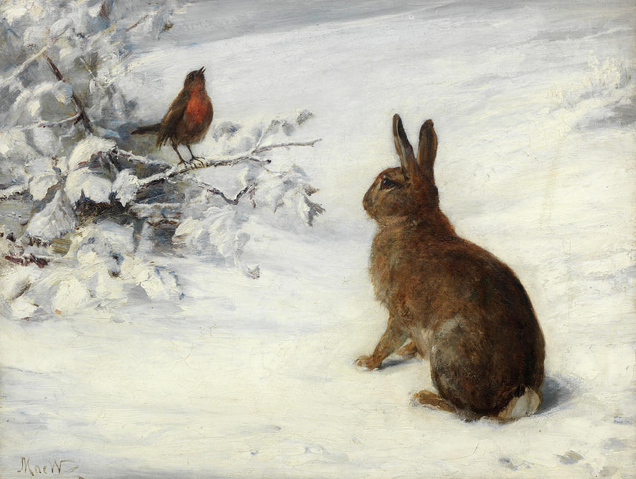 Winter Painting - Winter Song by John MacWhirter