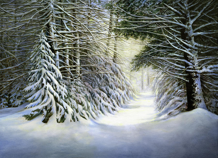 Winter Song Painting - Winter Song by John Morrow Winter Song Painting - Winter Song by John Morrow