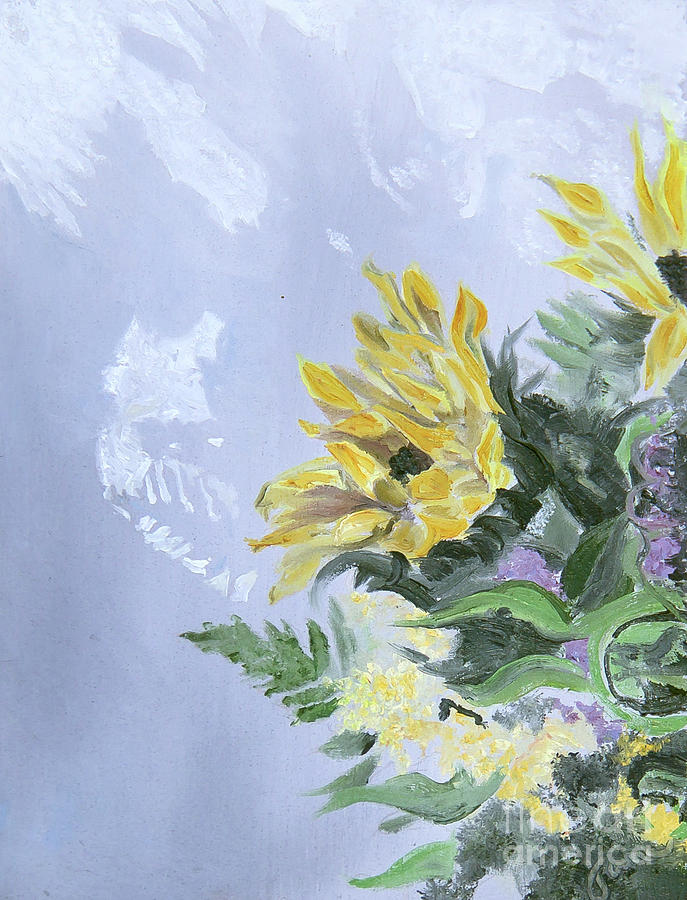 Winter Sunflower Bouquet by Nila Jane Autry Winter Sunflower Bouquet by Nila Jane Autry