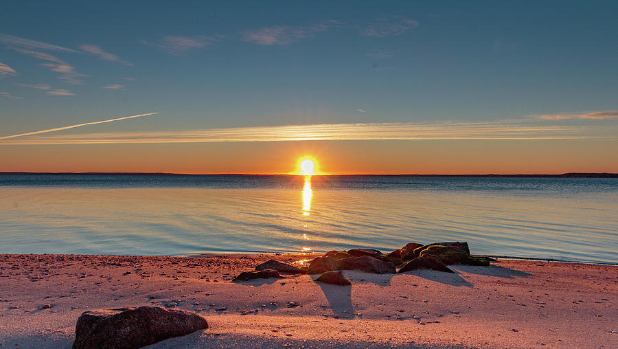 Winter Sunrise on Long Island Photograph by Camille Lucarini - Fine Art