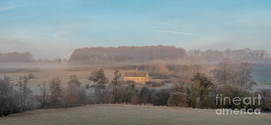 Winter Sunrise over St Oswalds Church Photograph by Tim Gainey