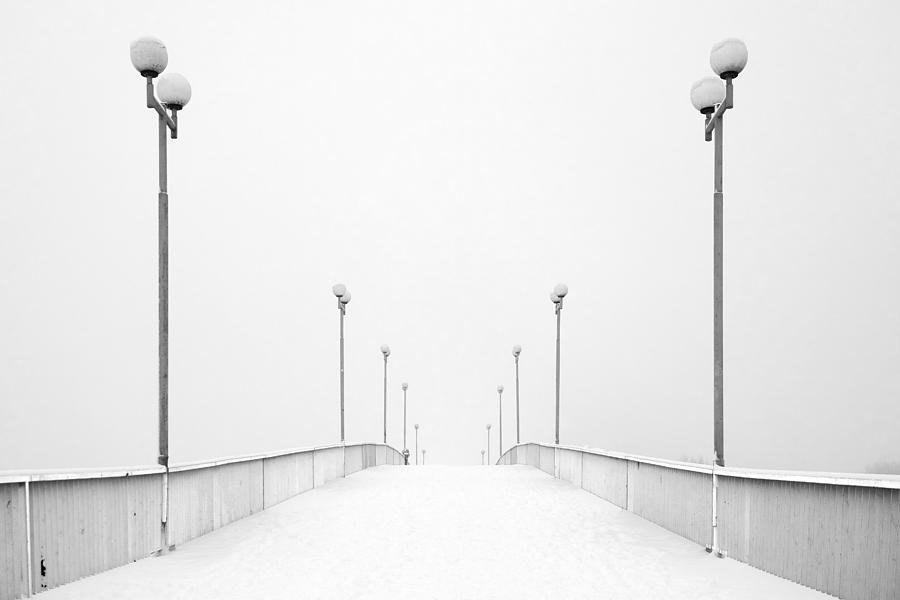 Winter Symmetry Photograph by Andrii Kazun