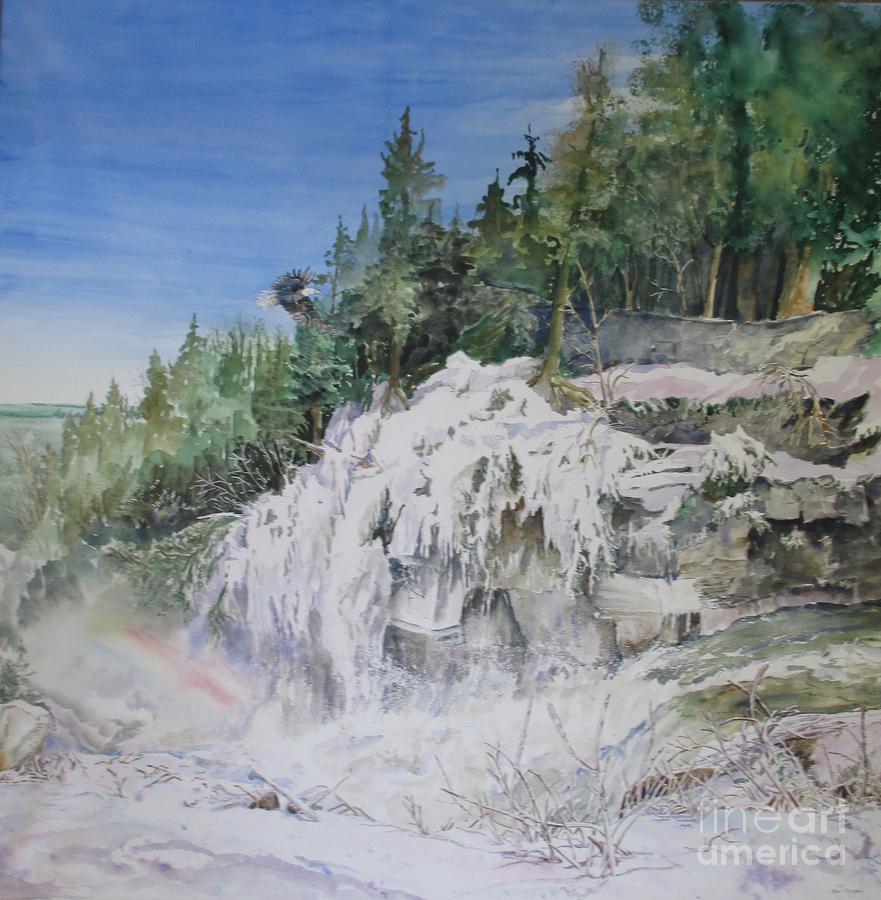 Winter Thaw Painting by Bev Morgan