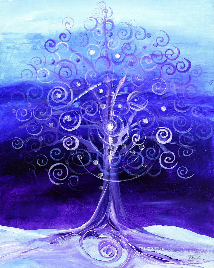 Winter Tree, One Painting by J Vincent Scarpace