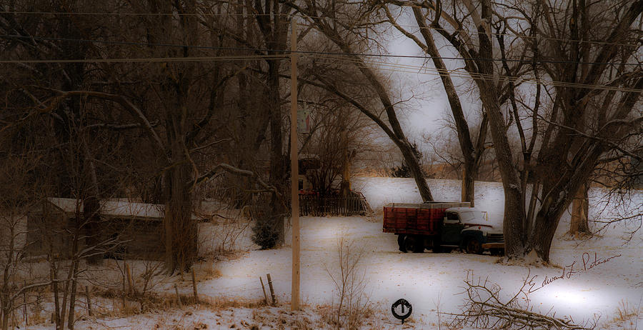 Winter Truck Photograph by Ed Peterson