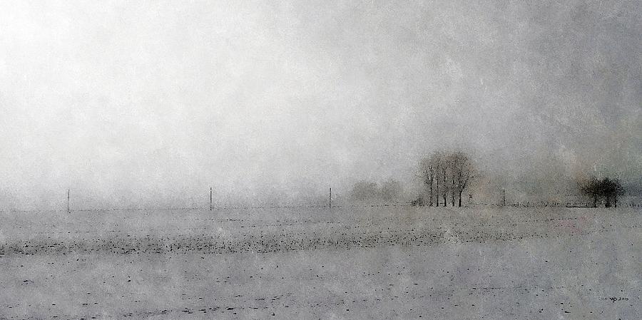 Winter Twilight Digital Art by Wolfgang Schweizer