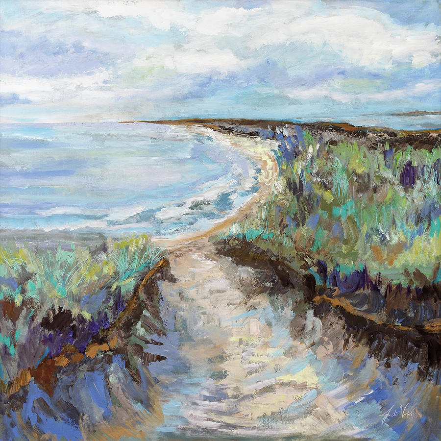 Winter Walk Painting by Jeanette Vertentes Winter Walk Painting by Jeanette Vertentes