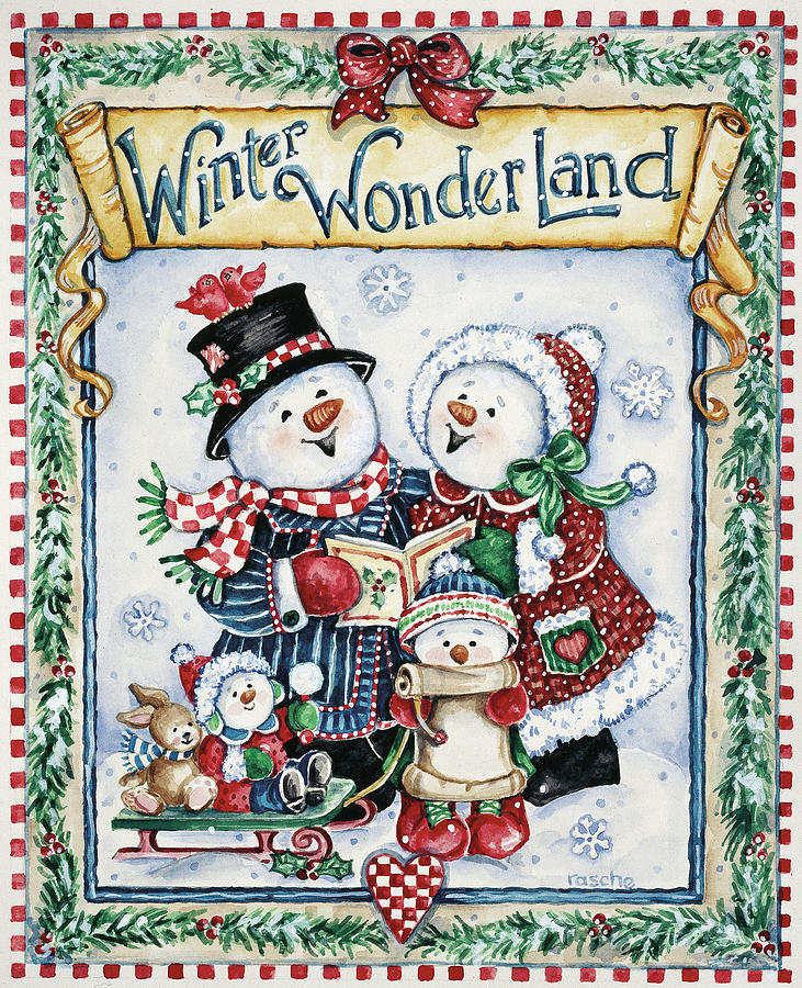 Winter Wonderland Painting by Shelly Rasche