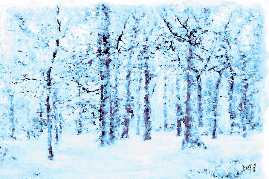 Winter Woodlands by Digital Painting Winter Woodlands by Digital Painting