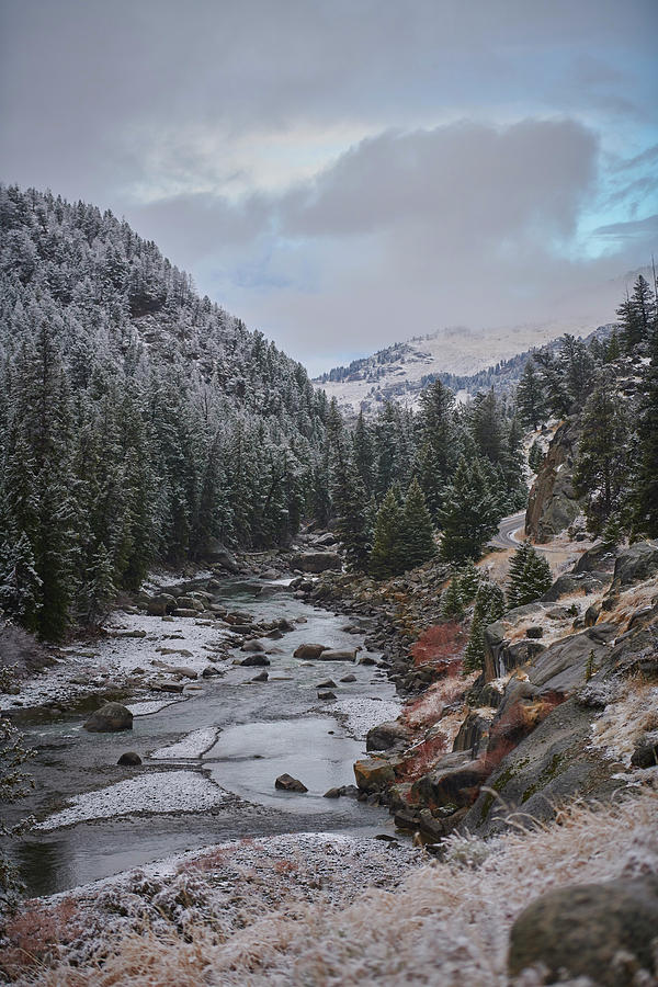 Winter Yellowstone River Photograph by Paul Freidlund