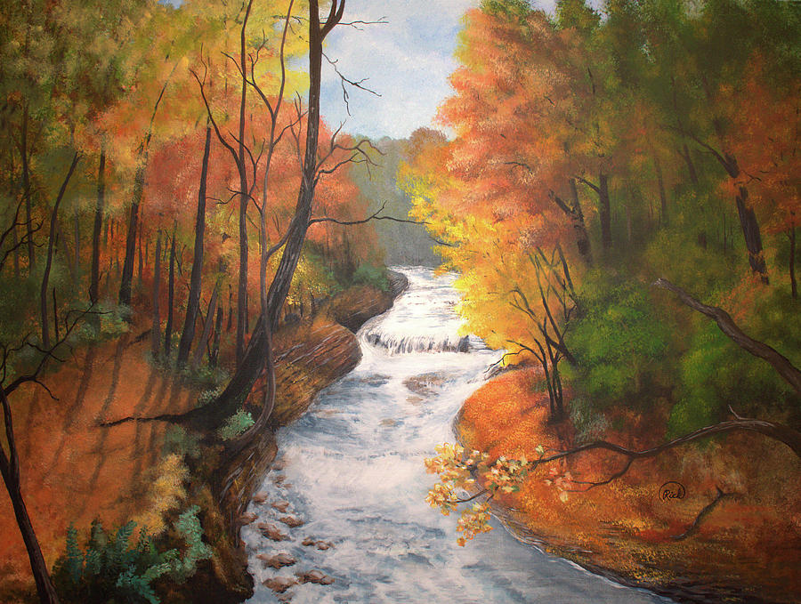 Fall Painting - Wintergreen Gorge by Rick Mcclelland