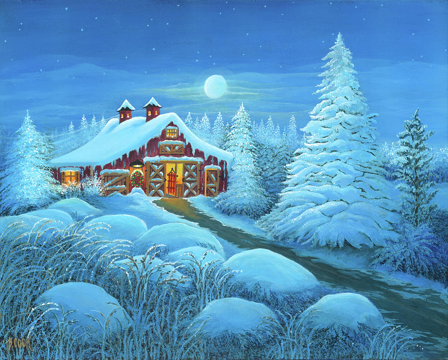 Winterland Painting By Bonnie B Cook - Fine Art America