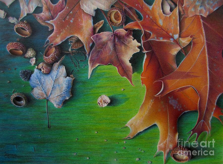 Fall Drawing - Winters Prerequisite by Pamela Clements
