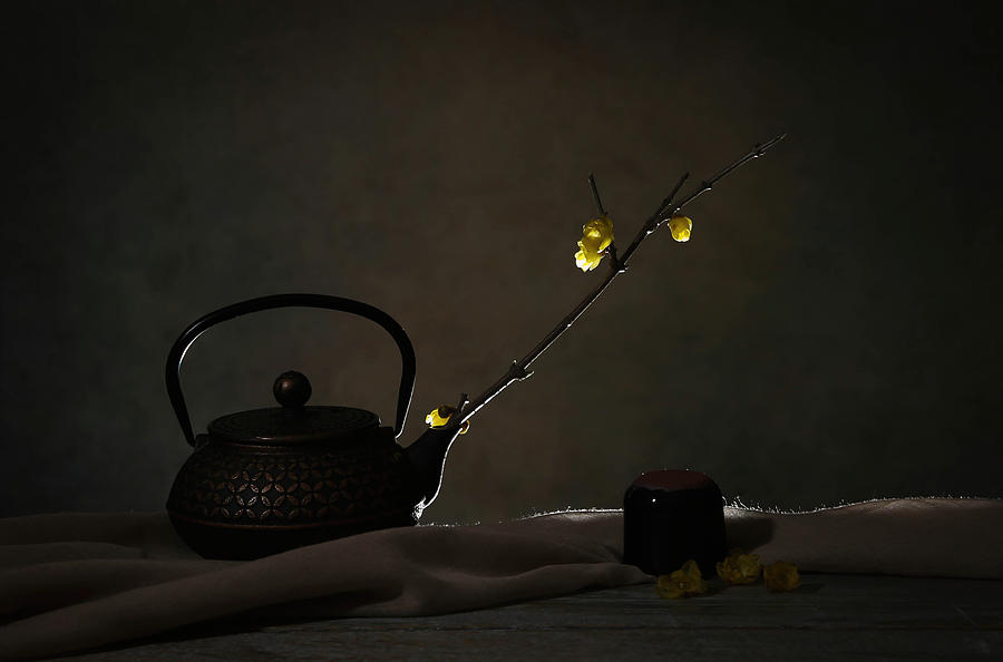 Wintersweet Tea Photograph by Fangping Zhou