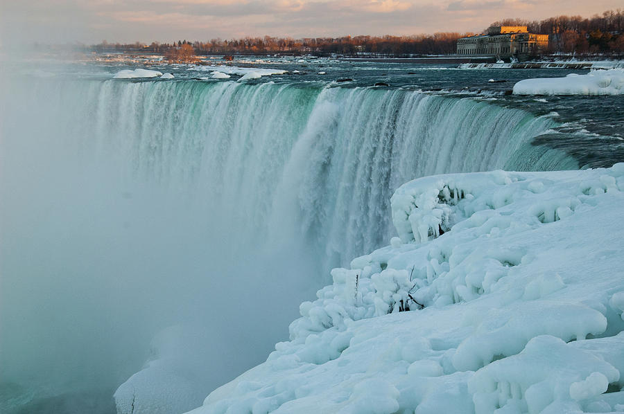 Wintertime At Niagara Falls Photograph by Megan Ahrens