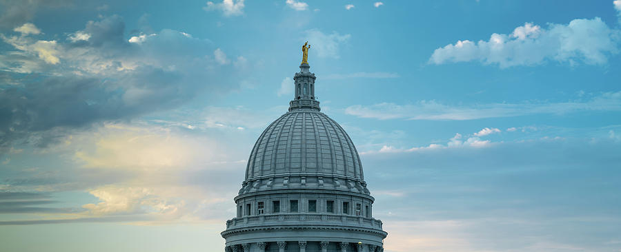 Wisconsin State Capital Dome Photograph