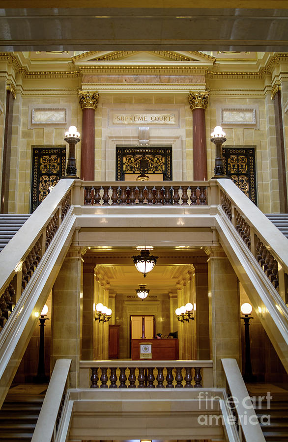 Wisconsin State Capitol... Supreme Court Photograph by Deborah ...