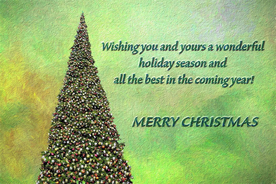 Wishing you and yours a wonderful holiday season 1.  Digital Art by Linda Brody