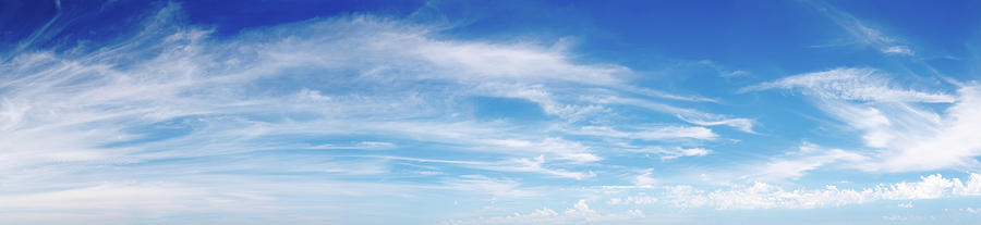 Wispy Cloud Panorama Photograph by Turnervisual