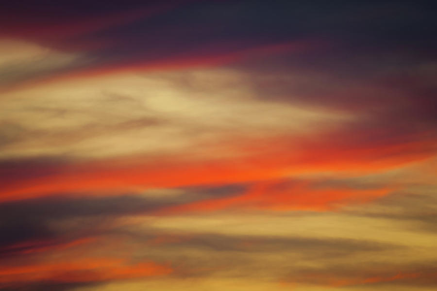 Wispy Sunset Photograph by Jeff Phillippi