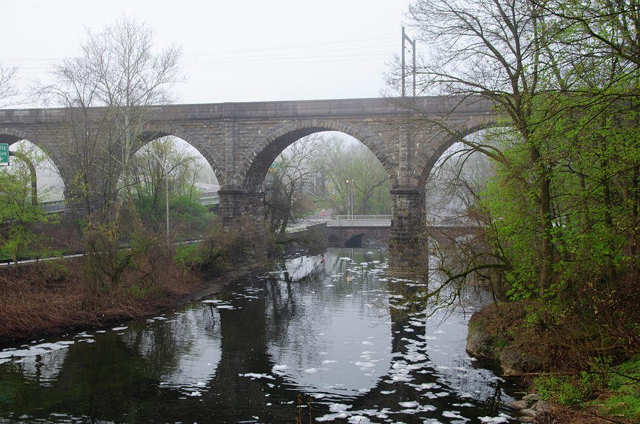 Wissahickon Creek - Reading Viaduct Photograph by Bill Cannon