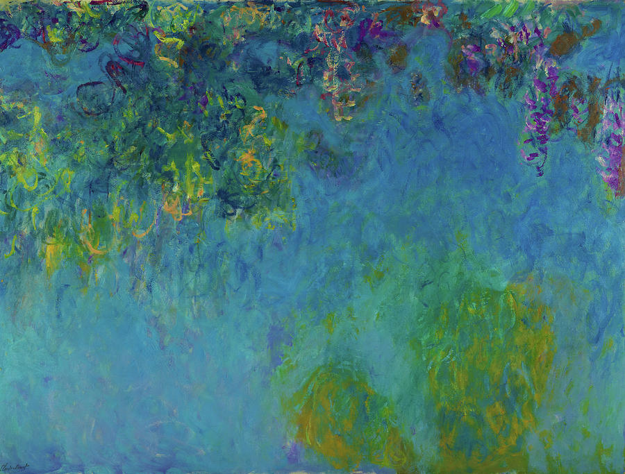 Claude Monet Painting - Wisteria - Digital Remastered Edition by Claude Monet
