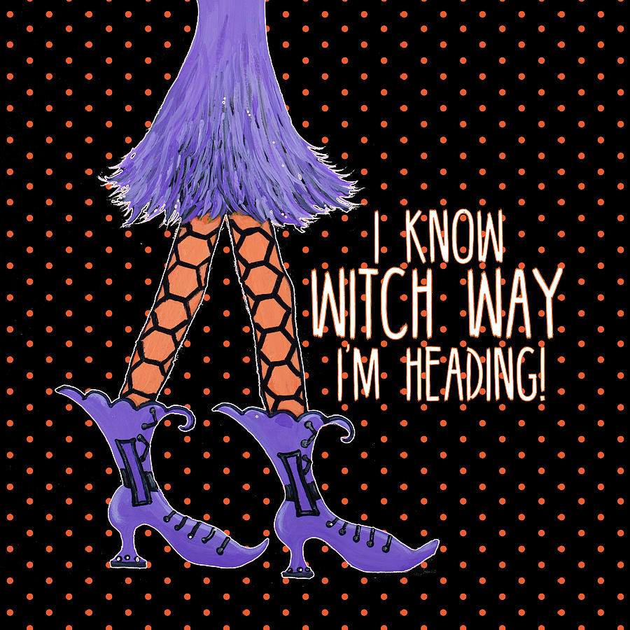 Halloween Mixed Media - Witch Life II by Gina Ritter