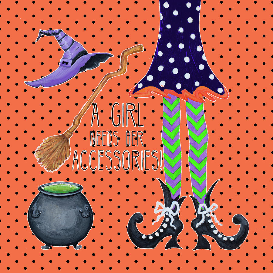 Halloween Mixed Media - Witch Life IIi by Gina Ritter