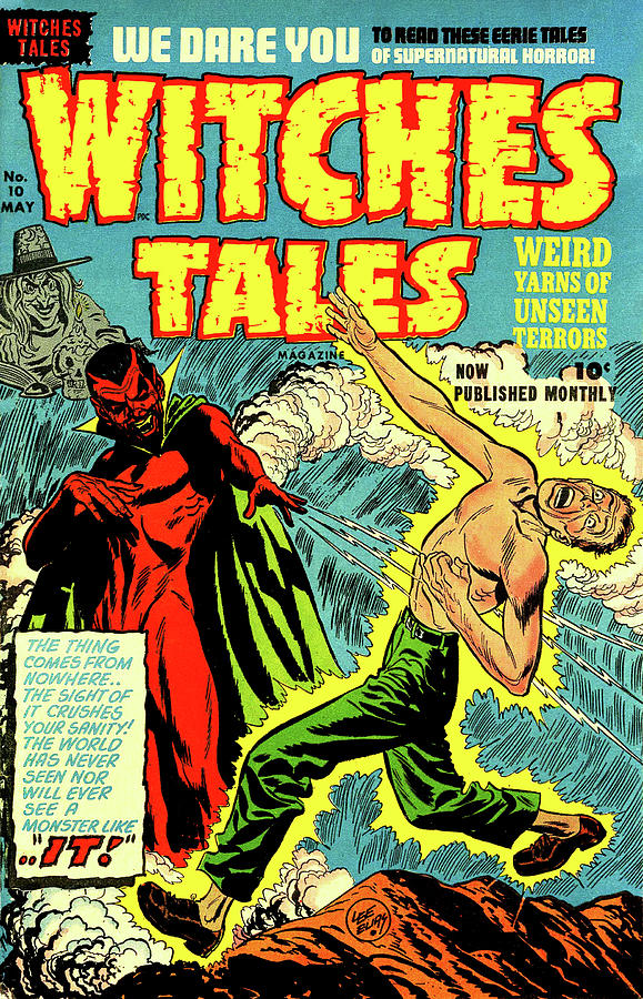 Witches Tales #10 It! Painting by Lee Elias