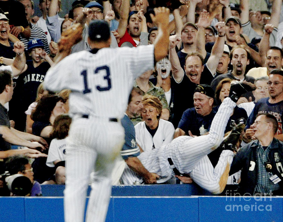With Alex Rodriguez 13 Backing Him Up Photograph by New York Daily News Archive