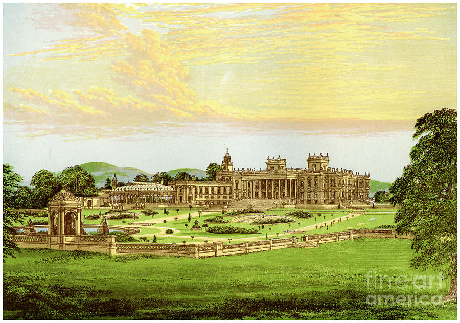 Witley Court, Worcestershire, Home Drawing by Print Collector