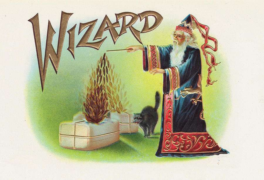 Wizard Painting by Art Of The Cigar