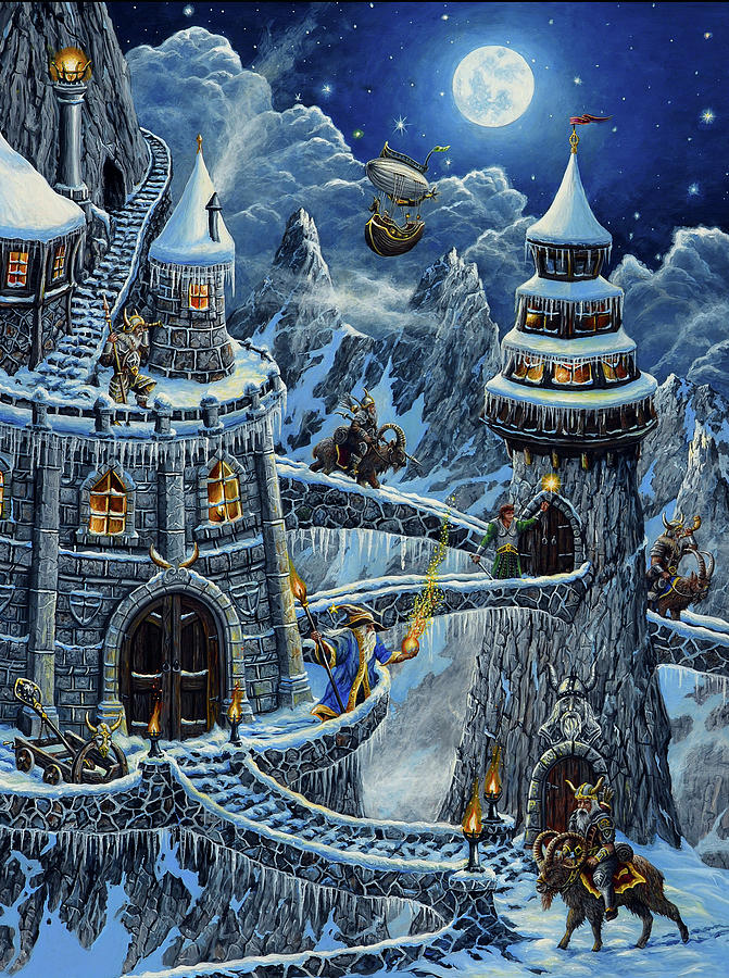 Wizards Call To Arms Painting by Jeff Tift Pixels