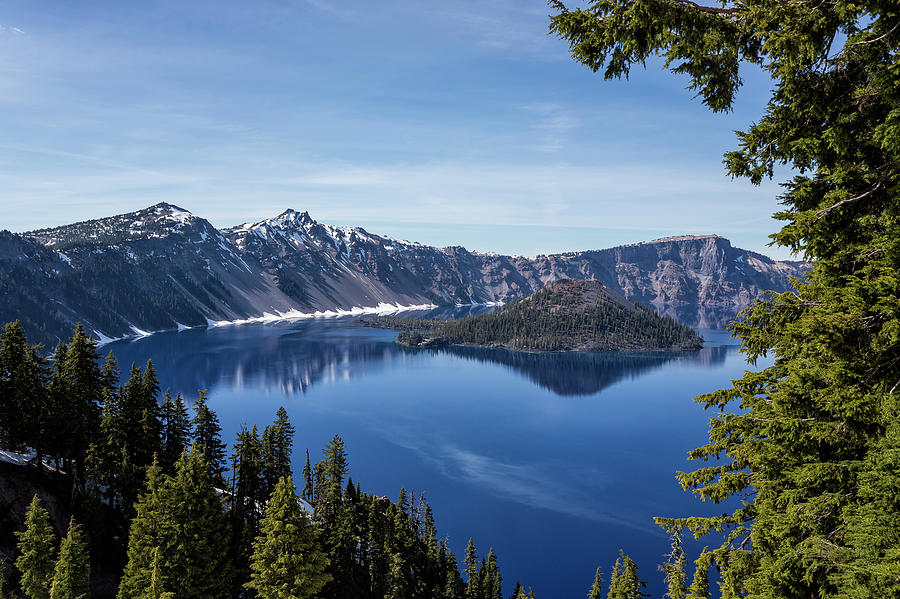 Wizard's Island at Crater Lake, No. 2 by Belinda Greb Wizard's Island at Crater Lake, No. 2 by Belinda Greb