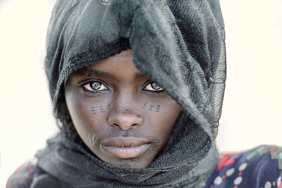 Girl Photograph - Wodaabe Beauty by Trevor Cole