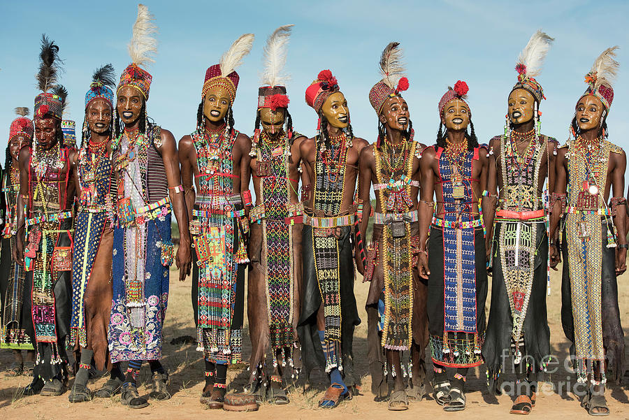 Wodaabe dancers at Gerewol Photograph by Tony Camacho - Fine Art America