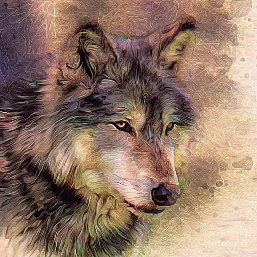 Wolf Alert Digital Art by Brian Tarr