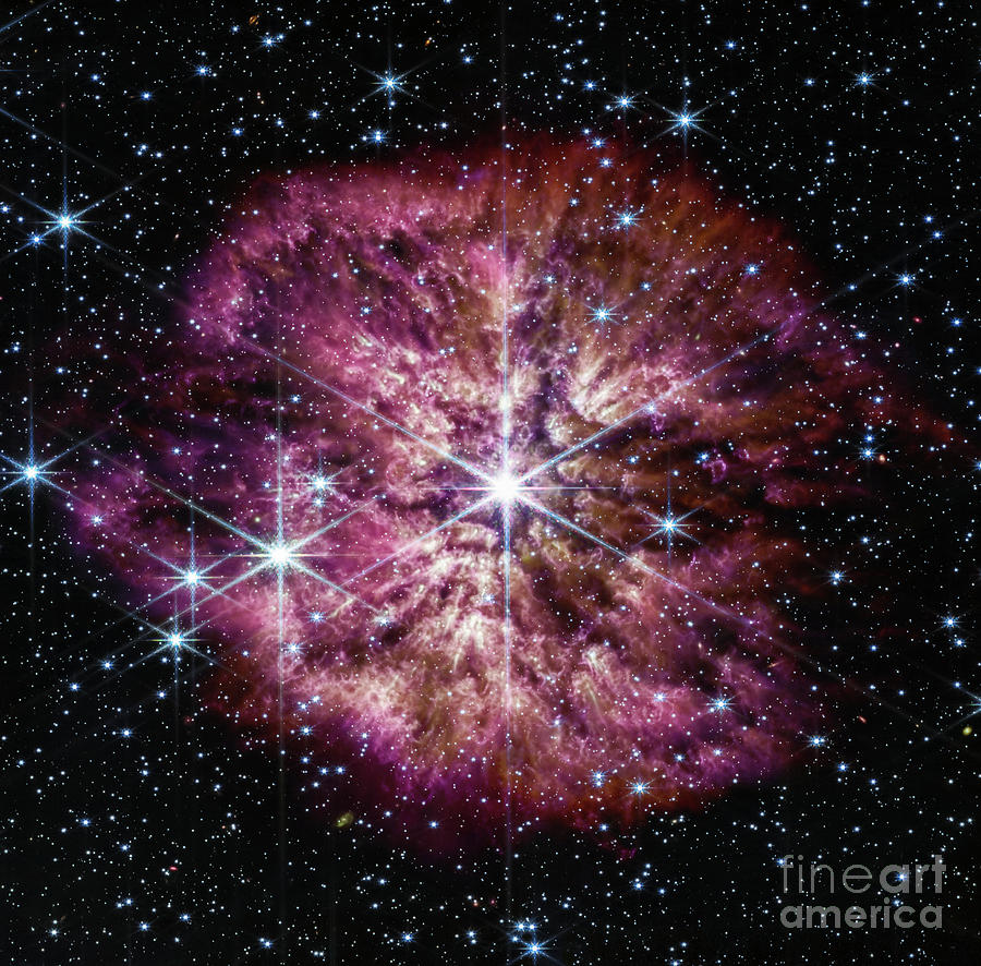 Wolf-rayet Star 124 Photograph by Nasa/esa/csa/science Photo Library