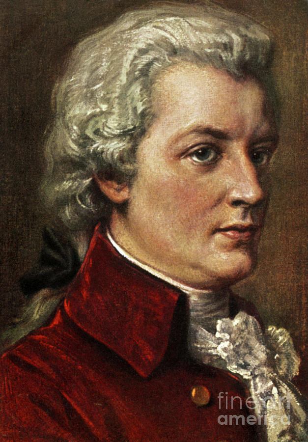 Wolfgang Amadeus Mozart Painting by Unknown