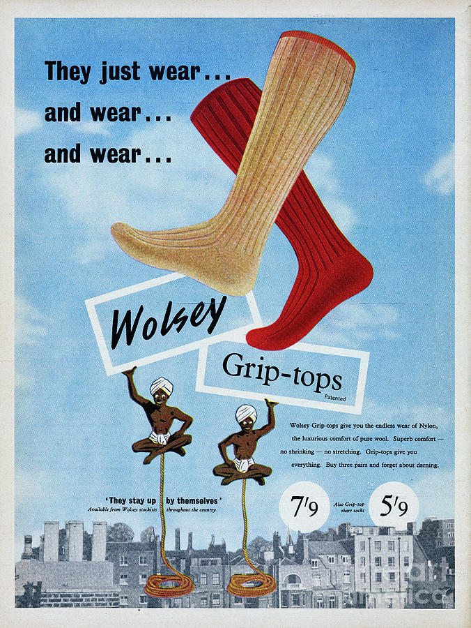 Wolsey Grip-top Socks Photograph by Picture Post