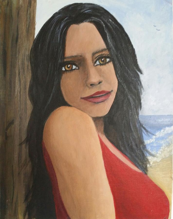 Woman at the Beach by Barbara J Blaisdell Woman at the Beach by Barbara J Blaisdell