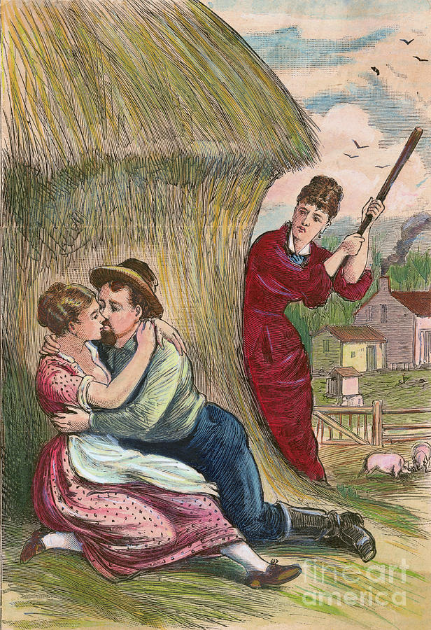 Woman Catching Husband With Mistress Photograph by Bettmann