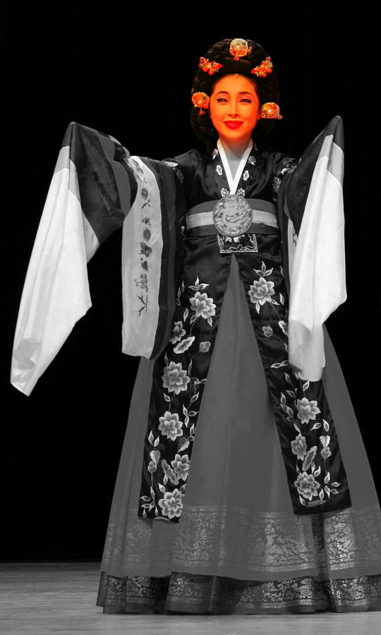 Woman Dancer from Korea by Laurel Talabere Woman Dancer from Korea by Laurel Talabere